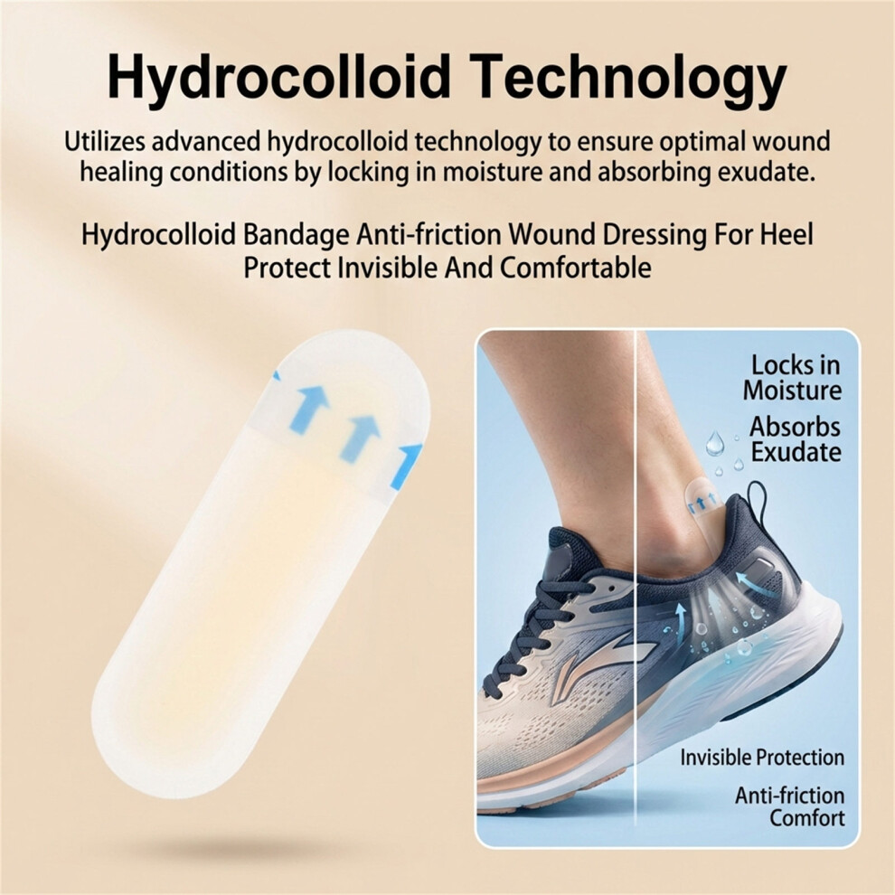 Roc-Electron (6 2) Hydrocolloid Heel Bandage - Invisible & Comfortable