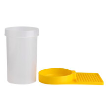 Plastic Bee Feeder for Beehive with Dual Feeding Function, Easy Level Monitoring, Durable Beekeeping Equipment