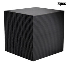 (3pcs) Activated Carbon Aquarium Filter Cubes - 50 Char