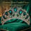 (C) Baroque Red Crystal Bridal Crown 2