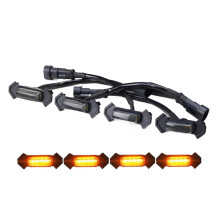 LED Grille Lights Amber Kit for Toyota Tacoma TRD Pro 2016Up Front WeatherResistant Direct Fit