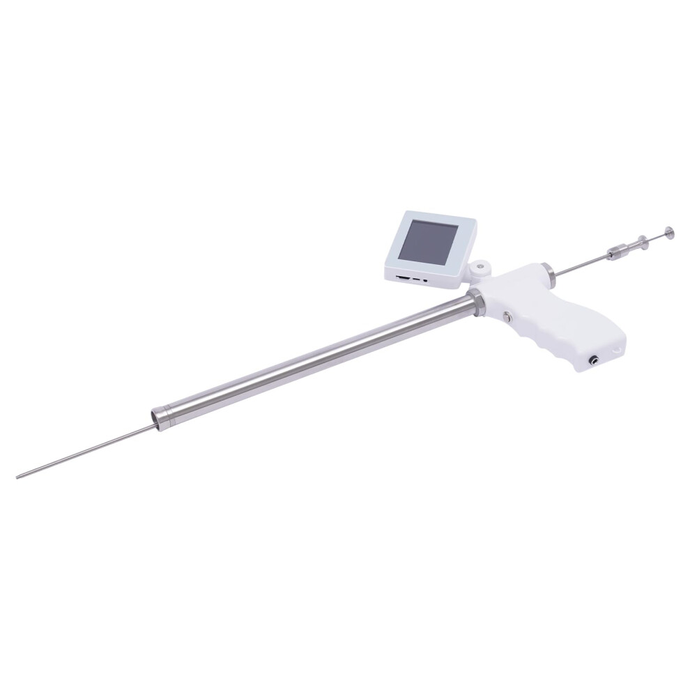 15MP Cattle Visual Insemination Gun with 360 LED Display, Heated Probe and Camera for Livestock