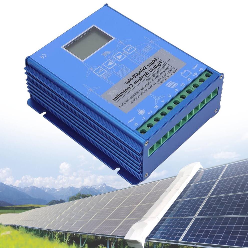 Wind Solar Hybrid Mppt Charge Controller 24V 10000W Low Wind Boost Auto Voltage For Offgrid 9053599690917