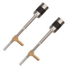 Violin Bow Screw Set with Metal Frog Screws for 4/4 and 3/4 Quick and Smooth Tension Control
