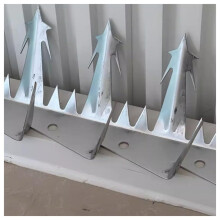 Anti Climb Security Spikes 304 Stainless Steel Large Metal Fence and Wall Strip Bird Deterrent