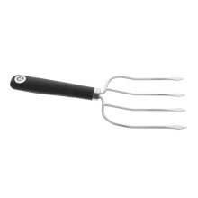 Stainless Steel Turkey Lifting Forks with Secure FourProng Grip for Roasting and Meat Carving