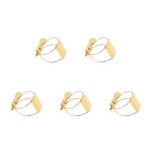 5Sets Tenor Saxophon Metall Butterfly Clip Gold Für Musiker