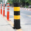 Traffic Delineator Post Multi Thickened Steel Pipes 1pcs 4
