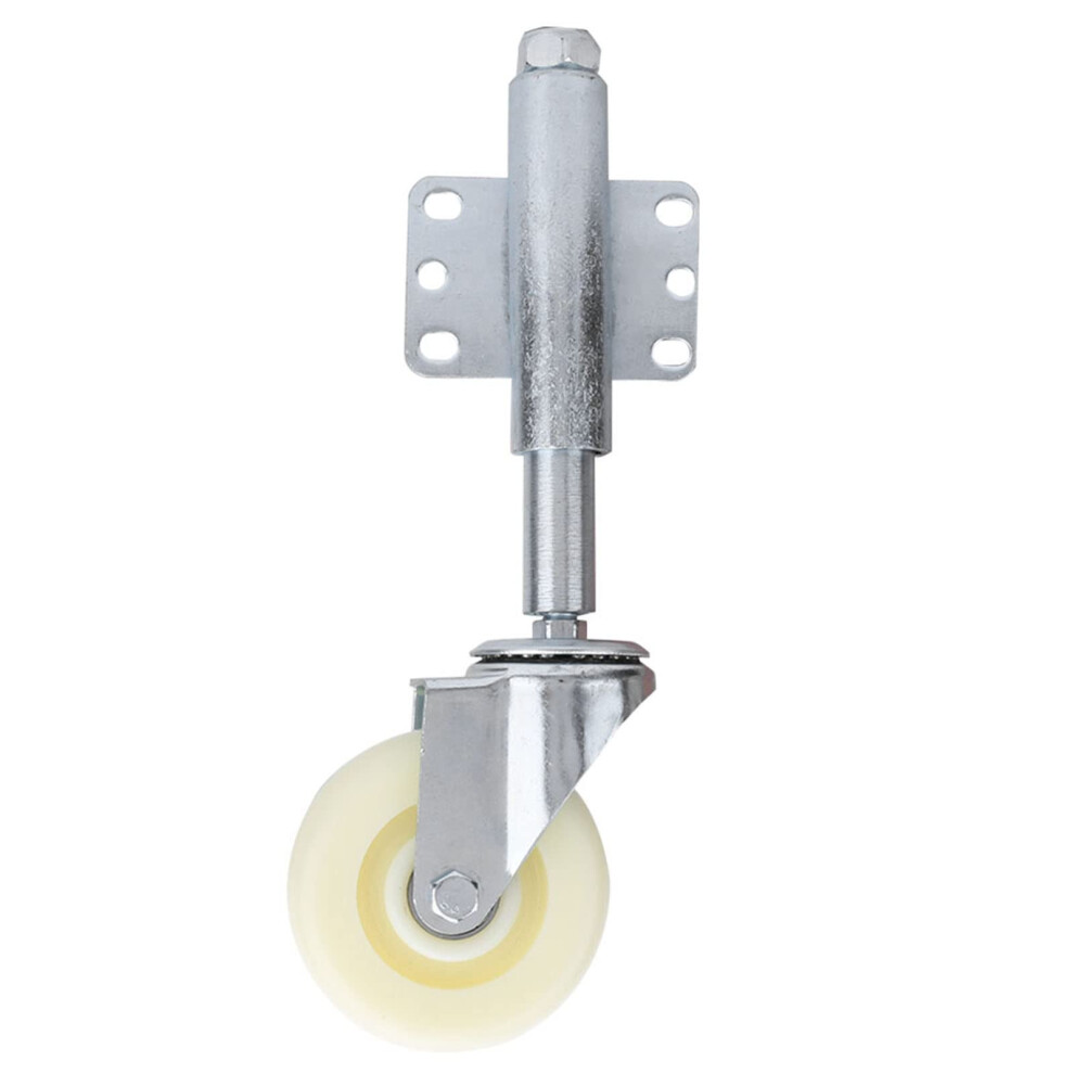 Spring Loaded Gate Wheel 4In Heavy Duty Swivel Caster 110Lbs Load Support For Farm Gate 9351714502009