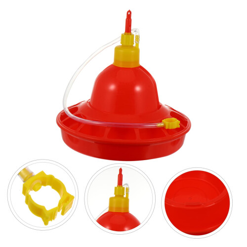 Automatic Chicken Water Feeder Durable Plastic Poultry Waterer with  Capacity and Easy Clean Design 2