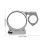 Aluminum Motorcycle Speedometer Side Bracket Easy Install Silver 2