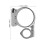 Aluminum Motorcycle Speedometer Side Bracket Easy Install Silver 3