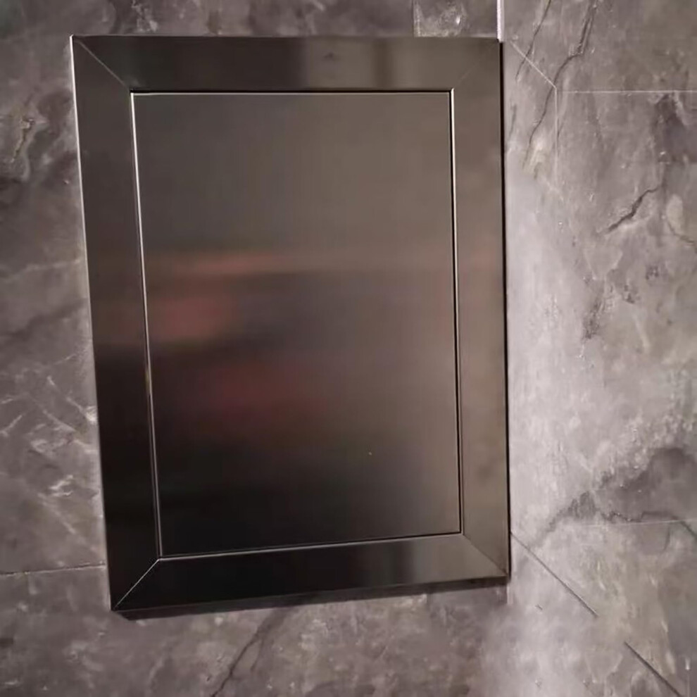 8X12in Stainless Steel Access Panel For Drywall With Touch Latch Flush Door For Plumbing And Wiring 9053599691907
