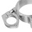 Aluminum Motorcycle Speedometer Side Bracket Easy Install Silver 8