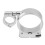 Aluminum Motorcycle Speedometer Side Bracket Easy Install Silver 10