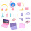 2Ensembles Kit Miniature Coloré Accessoires Maison De 2