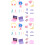2Ensembles Kit Miniature Coloré Accessoires Maison De 6