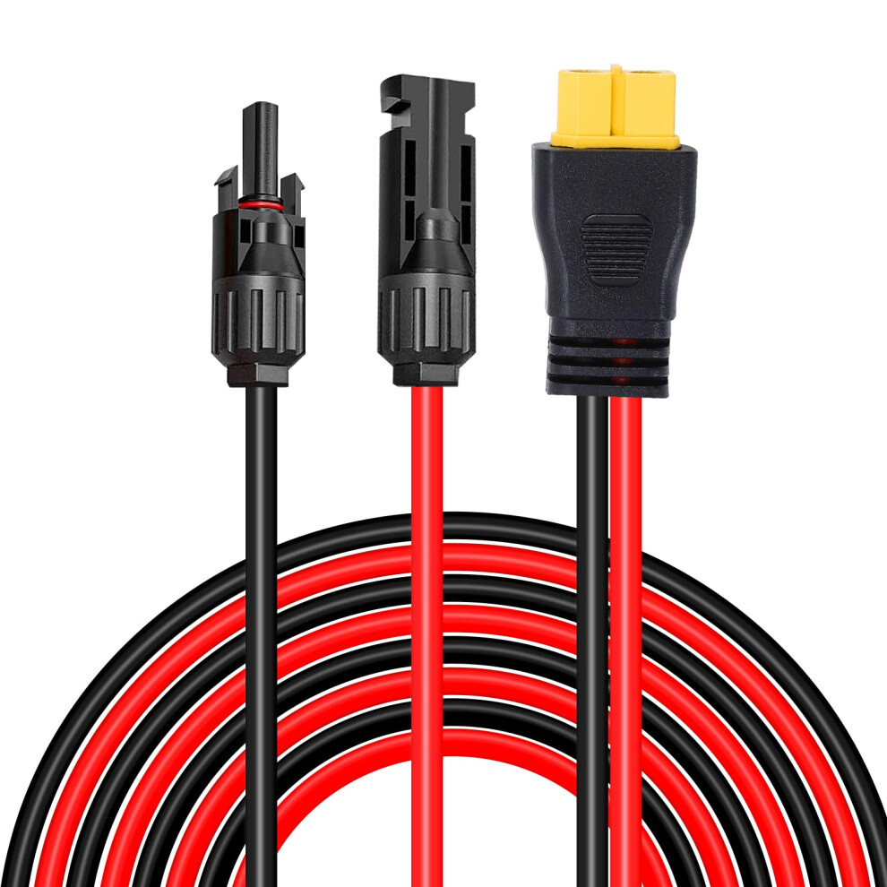 12 Awg Solar Panel To Xt60 Cable 10Ft Extension For Power Station Rv With Secure Plugandplay Connection 9073542597476