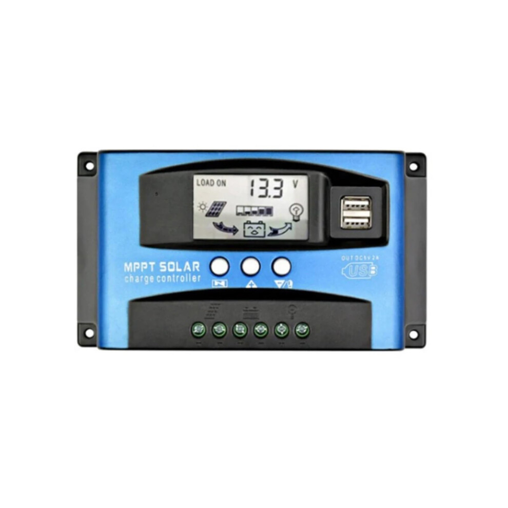 30A Mppt Solar Charge Controller With Lcd Display Dual Usb For 12V 24V Offgrid Systems 9053599692645