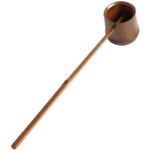 Bamboo Water Ladle Long Handle Handmade Japanese Hishaku for Tea Ceremony Garden and Home Use