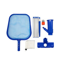 Handheld Jet Pool Vacuum Cleaner with Brush and Bag, Adjustable Pole for Pool Pond Fountain and Spa