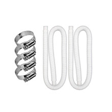 Pool Filter Hose 1.25 Inch Swimming Pool Replacement Hose 2 Pack Easy Installation Universal Fit