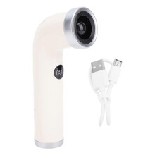 Handheld Bladeless Fan Type C Rechargeable Digital Display Small Portable Cooling for Travel Outdoor Use