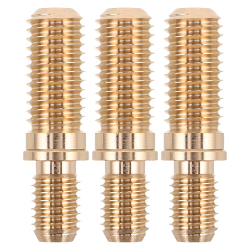 3Pcs Brass Pool Cue Screws Durable Joint Connector for Billiard Repair