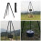 Heavy Duty Camping Tripod for Cooking with Adjustable Height Campfire Grill Stand Outdoor Use 2