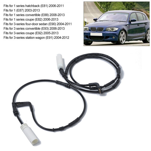BromsbeläGgsslitagesensor Fram och Bak för  E90 E91 E92 E93 1 3-Serie 34356789439 34356789445 2