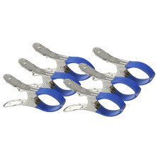 Pool Cover Clips 10 Pack Stainless Steel Black Windproof Secure Hold ScratchResistant