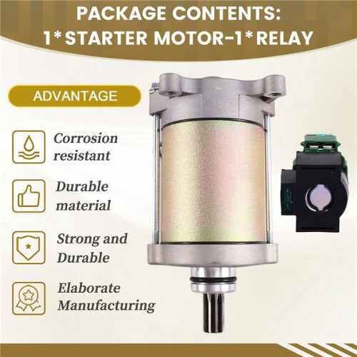 Startmotor med Relä för  CForce 400 , CForce ZForce UForce 500 , CForce 600 , 0GR0-091100 1