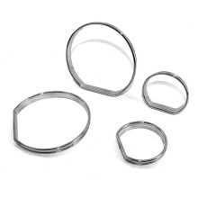 Auto Front Instrument Trim Frame Snelheidsmeter Wijzerplaat Ring Bezel Auto Interieur Accessoires voor 3 Serie E46 1998-2007