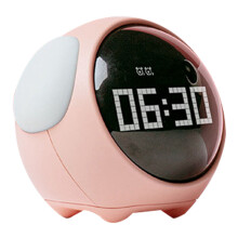 Hundeförmiger LED-Wecker mit sprachaktiviertem Nachtlicht