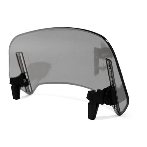 Motorcycle Windshield Grey Extension Adjustable Spoiler Deflector for      36X14cm 1