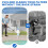 Pool Filter Cleaning Tool with Upright Automatic Rotary Stand, WaterSaving RustResistant Frame 2
