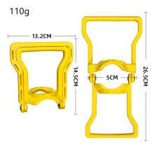 (Yellow) Portable Water Bucket Handle for Outdoor Use
