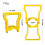 (Yellow) Portable Water Bucket Handle for Outdoor Use 1