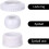 SHANKAM Adjustable  Nozzle with Swivel Head, White, Pack of 2 2