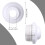 SHANKAM Adjustable  Nozzle with Swivel Head, White, Pack of 2 3