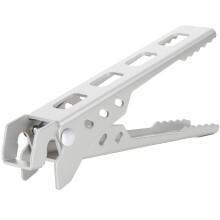 Camping Tongs Lightweight Aluminum with Heat Reduction Holes and NonSlip Grip for BBQ Grilling