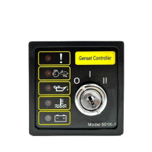 501K Manual Key Start Generator Control Panel with LCD, Auto Start Stop and Fault Monitoring