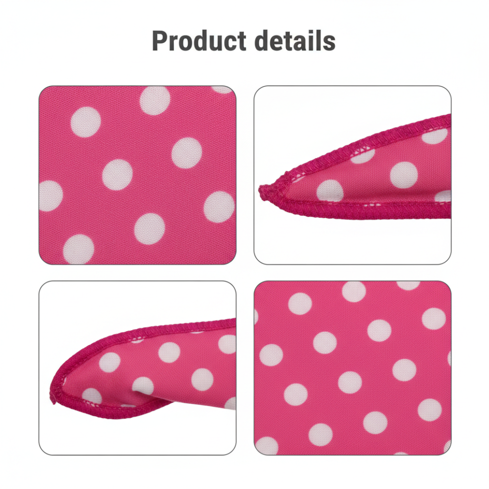 Roc-Electron (Rose Red) Polka Dot Hair Rollers For Natural Waves