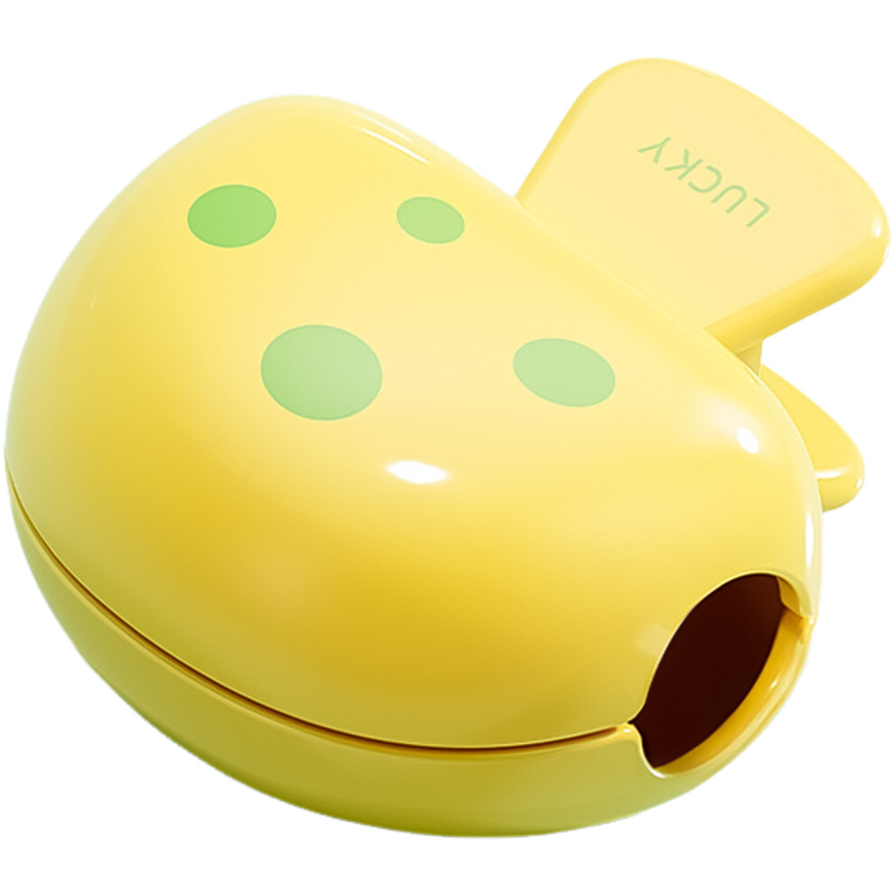 Roc-Electron (Yellow) Travel Toothbrush Cover - Mushroom Shape, Portable Protector
