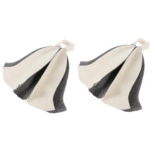 Sauna Hat 2Pack Thick Felt Cap for Hair Protection with Heat Protection Comfort Fit for Spa and Steam Bath