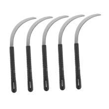 5pcs Garden Sickle Set with Ergonomic Non Slip Grip, Durable Hand Weeding Sickle for Gardening