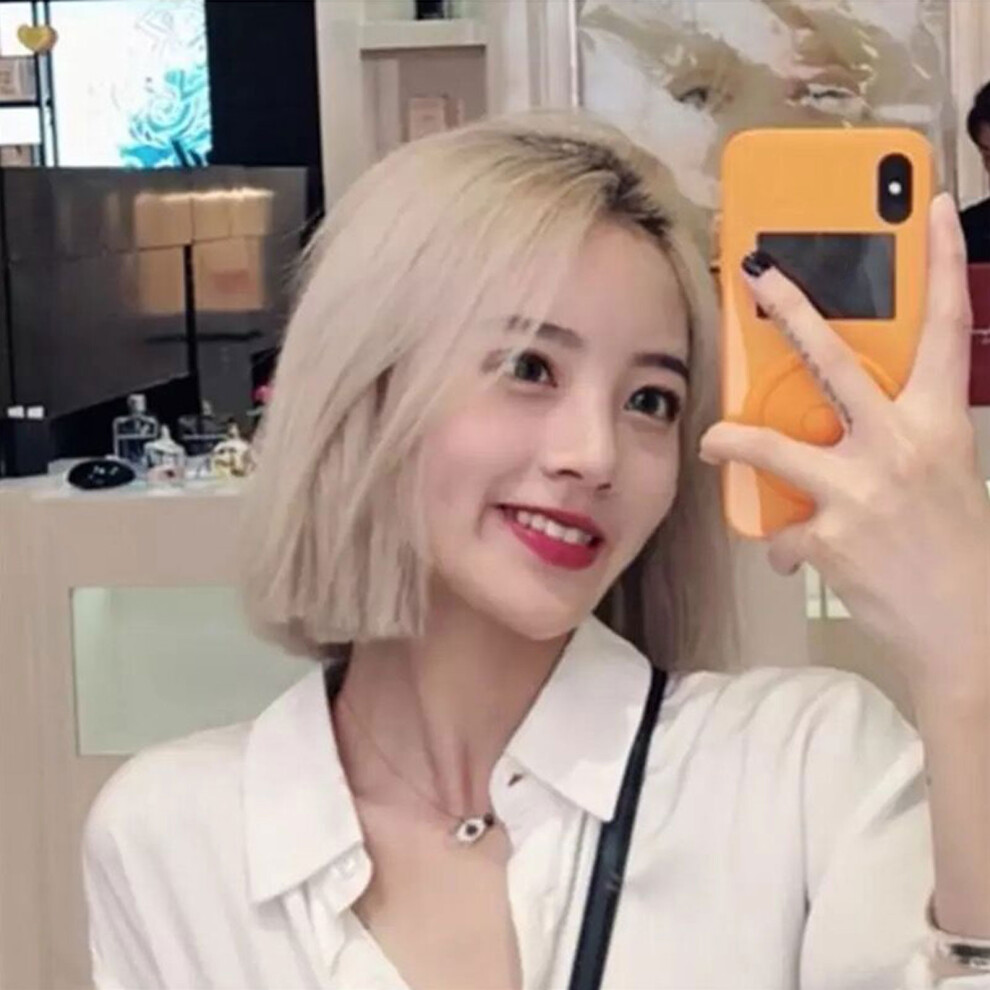 Reach-Tools (Creamy White) Synthetic Wig For Halloween - Bob Hair Piece