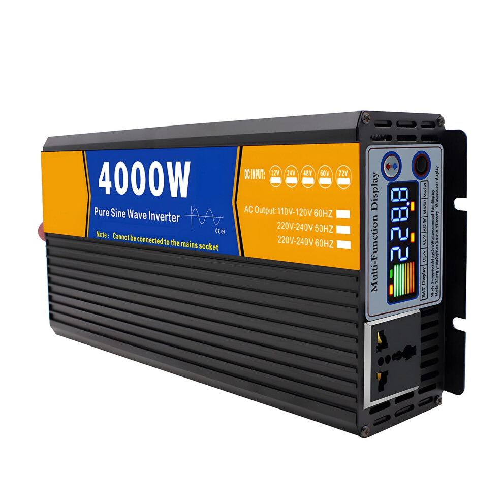 Pure Sine Wave Inverter 3000W 4000W 5000W Dc 12V60v To Ac 110V/220V Solar Converter For Home Rv Truck Offgrid 9053599697527