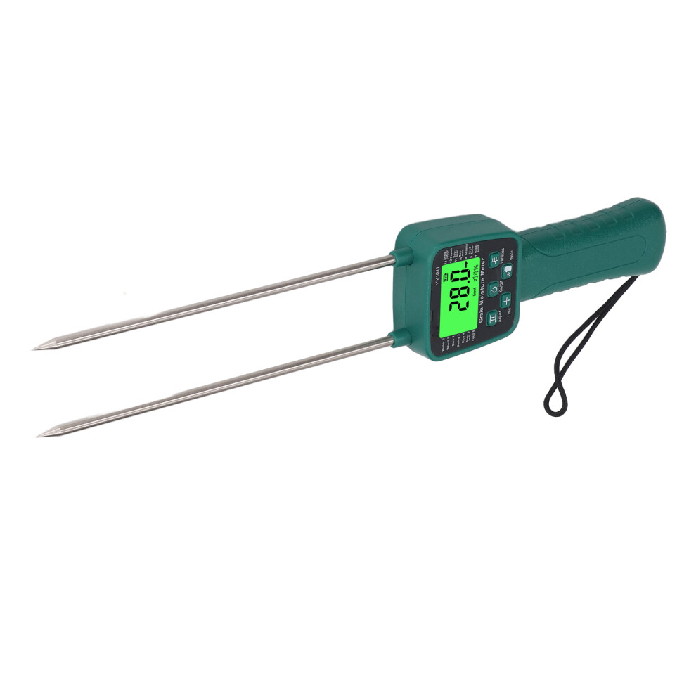 Grain Moisture Meter With Lcd Display And Voice Broadcast For Accurate Testing 7621389713256