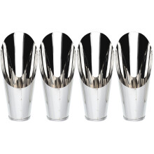 4Pièces Outils De Jardinage Argentés Petits Pelles Pour Plantation